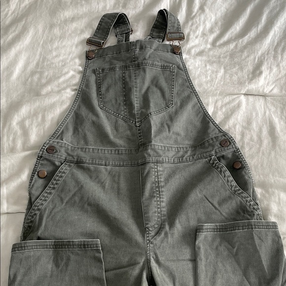 Toad&Co Pants - Toad&Co Charcoal Green Overalls